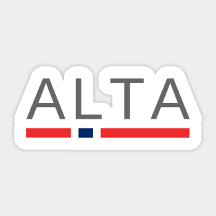 Alta Norway Sticker